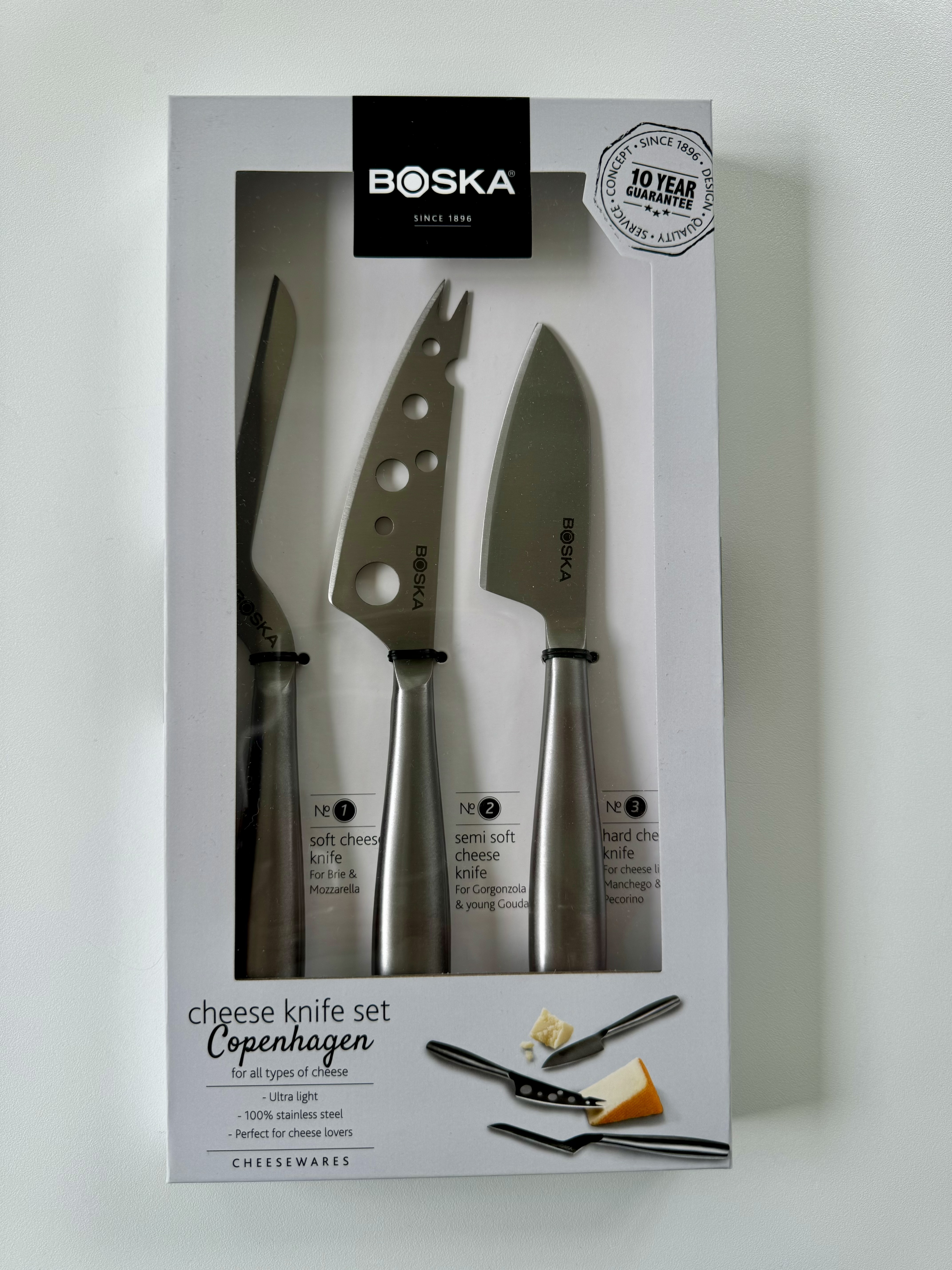 BOSKA Käsemesser Set Copenhagen | 3-teilig