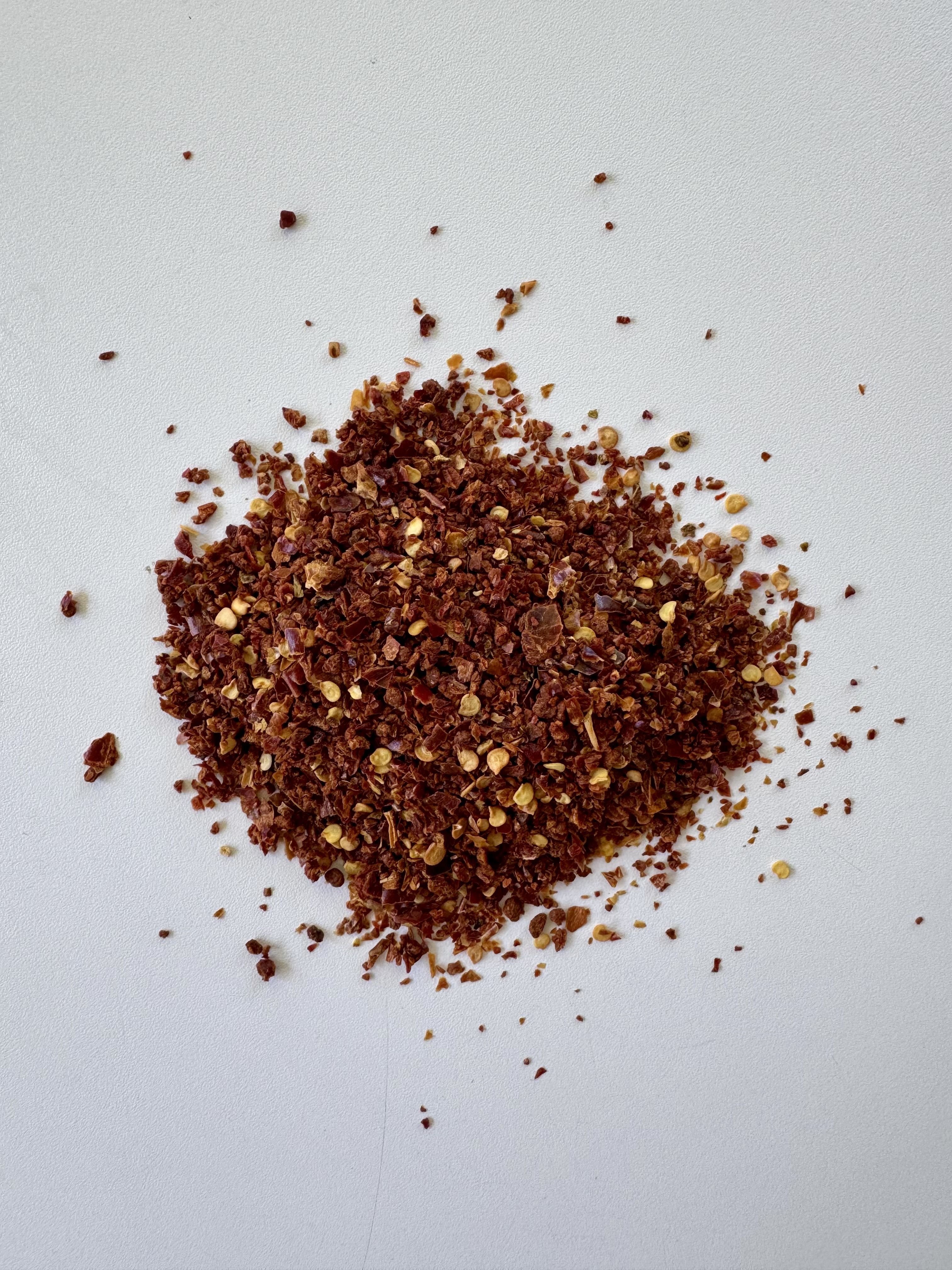 Bio Chilipap | kbA | crushed mild | 3000 SCU keimarm | 1 kg Beutel
