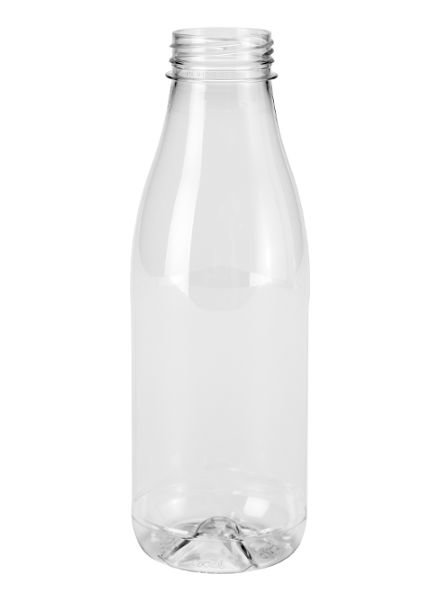 Milchflaschen r-PET | rund | 0,5 l