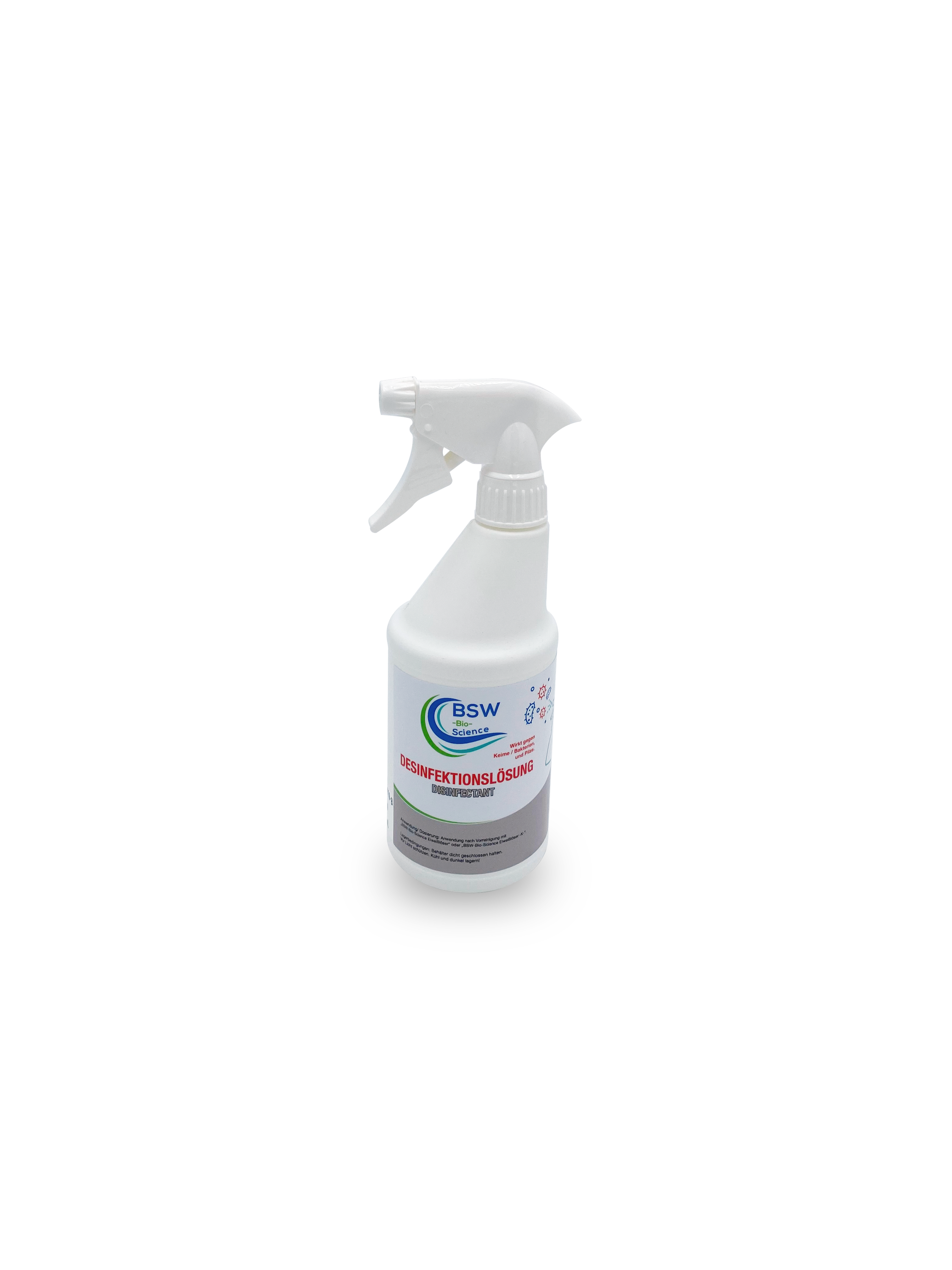 Desinfektionslösung | 500 ml | Sprühflasche (Keimlöser)